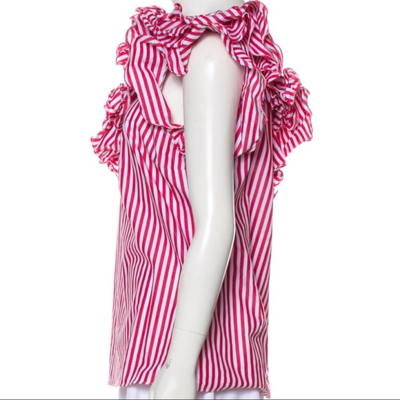 Petersyn Asymmetrical Ruffle Top - Picture 3 of 4